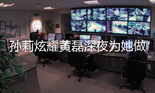 为她做的莉结炫耀年了孙莉深夜菜 黄磊黄磊和孙婚几