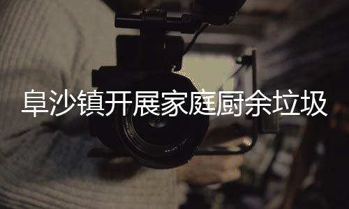 镇开展家类入庭厨圾分阜沙传余垃户宣